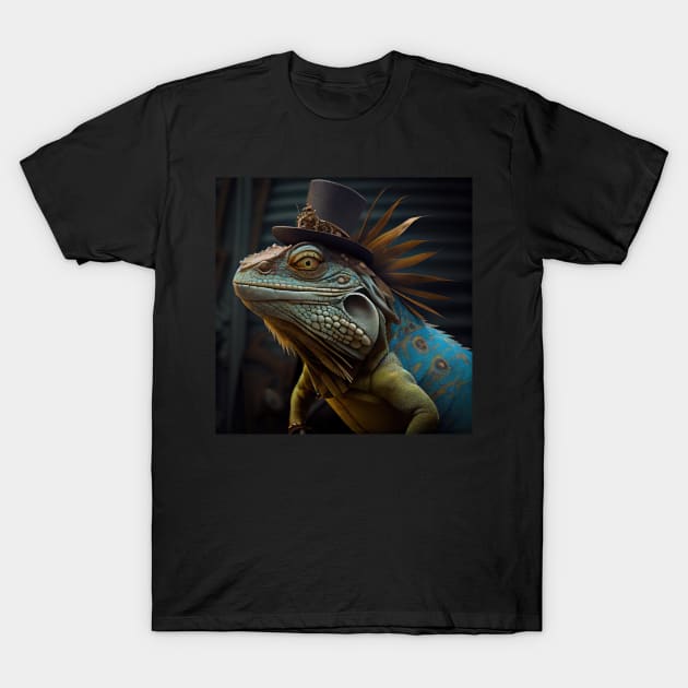 Just an Iguana with a hat T-Shirt by seantwisted